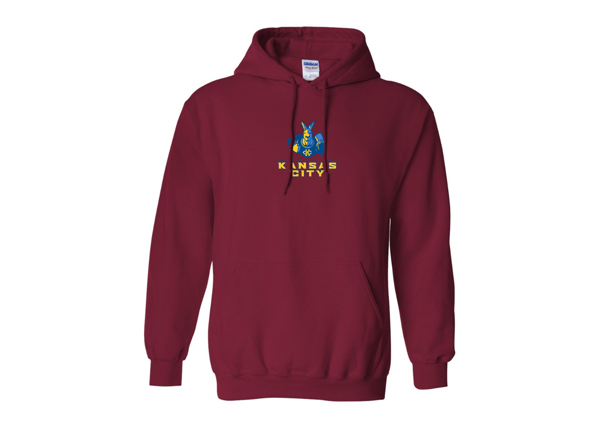 Men's UMKC Kangaroos Gildan Heavy Blend Hooded Sweatshirt